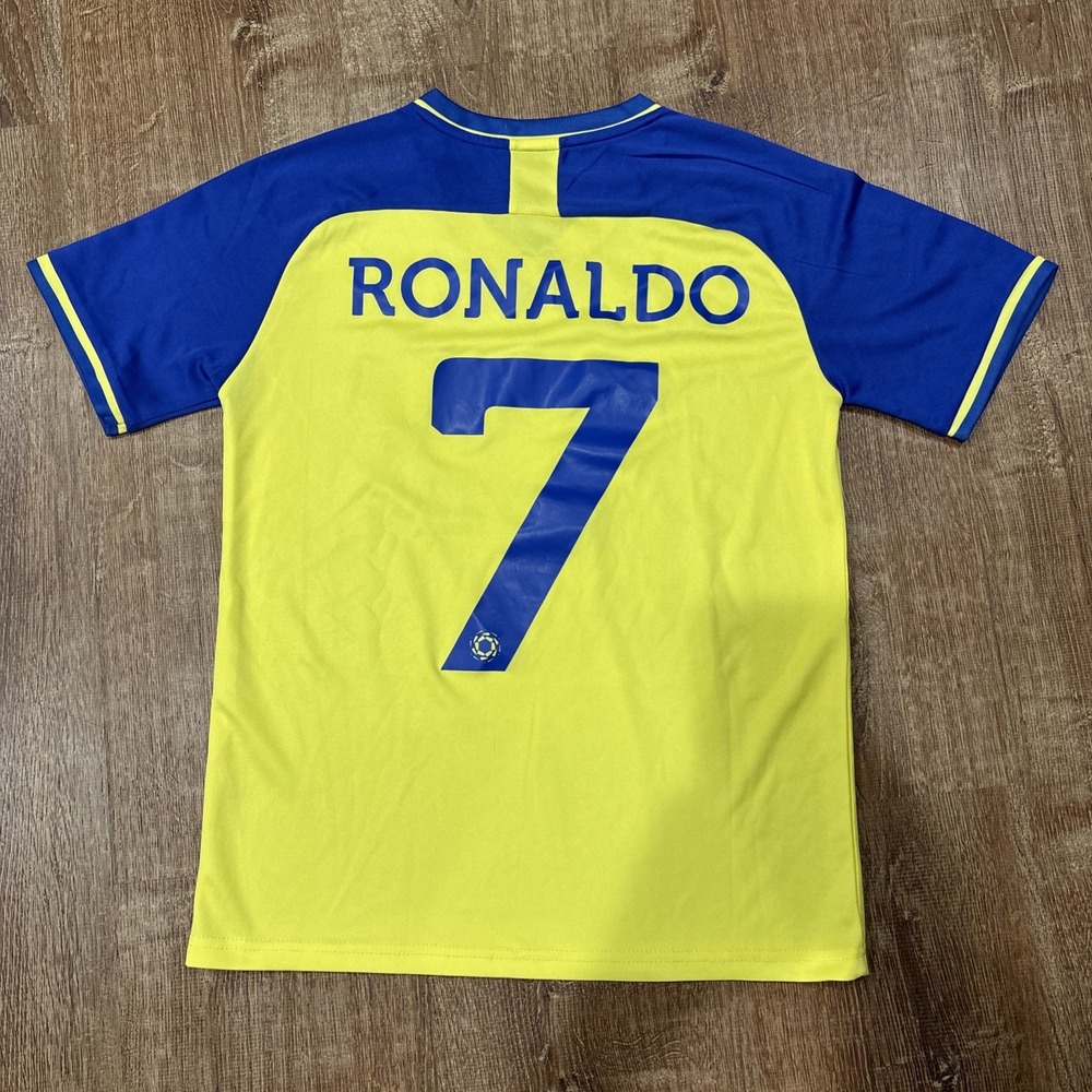 Al Nassr Home Jersey Cristiano Ronaldo #7 Yellow Adult S Soccer Football